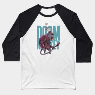 Doom Monkey (dark) Baseball T-Shirt